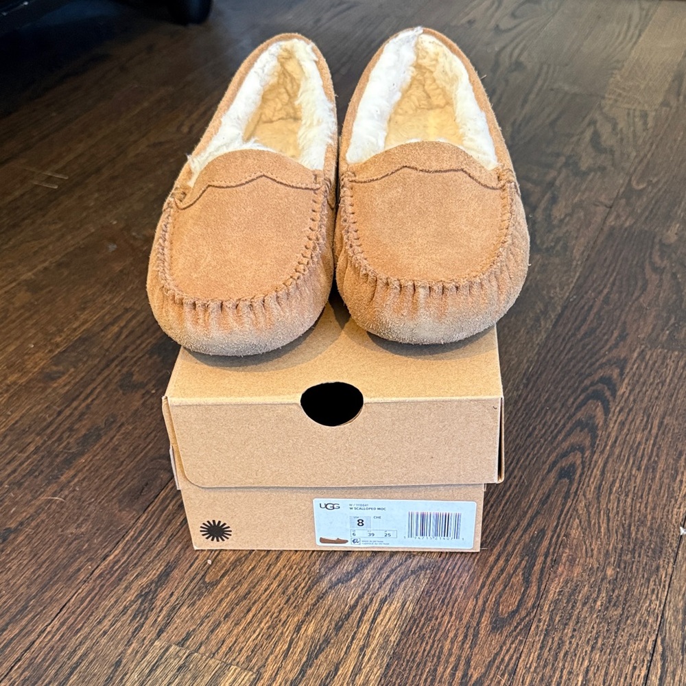 UGG Men's Brown Suede Loafers